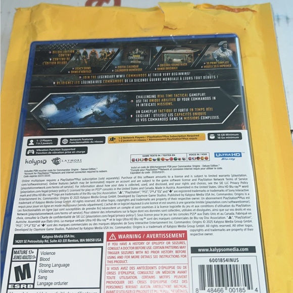 Commandos: Origins - Deluxe Edition PS5 Commandos Origins Deluxe Edition (Blue)